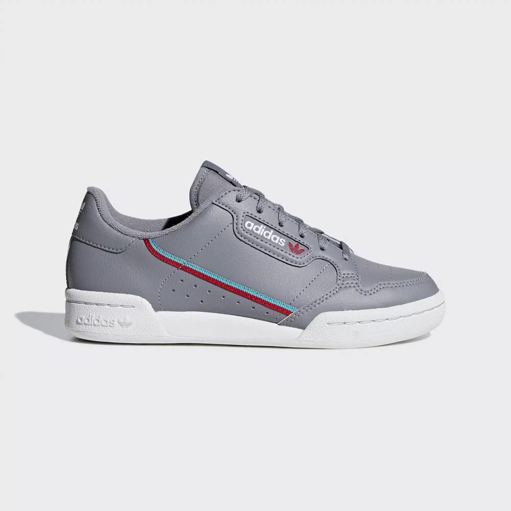 Adidas Continental 80 Tenis Grises Para Niño (MX-15549)